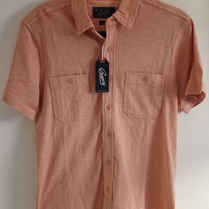 Grayers Men's Coral Button-Down Shirt